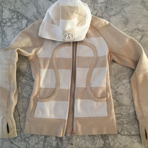 Lululemon Scuba Striped Zip Hoodie